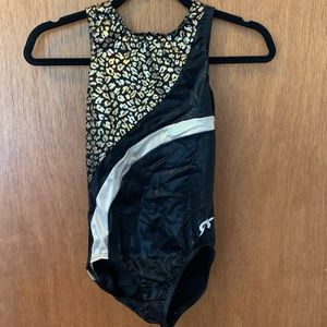 Black Leopard GK Leotard